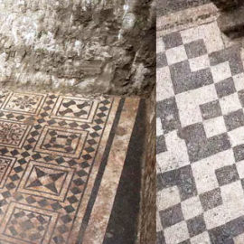 Ancient Mosaics Found In The Subways Of Rome