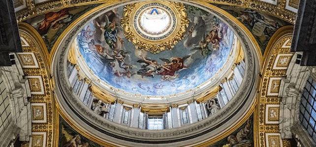 The Dome Mosaics In St Peter’s Basilica, Vatican City