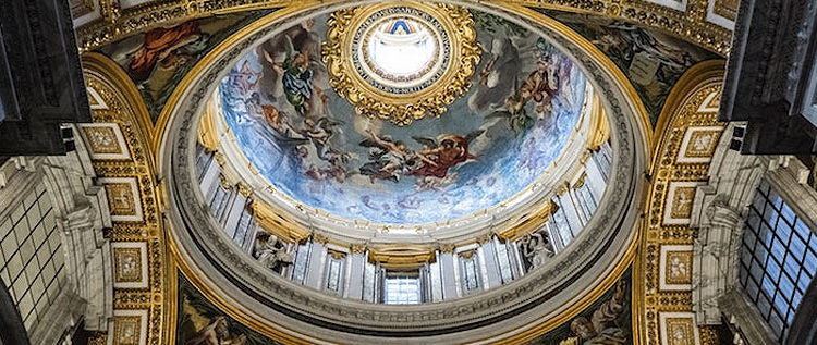 The Dome Mosaics In St Peter’s Basilica, Vatican City