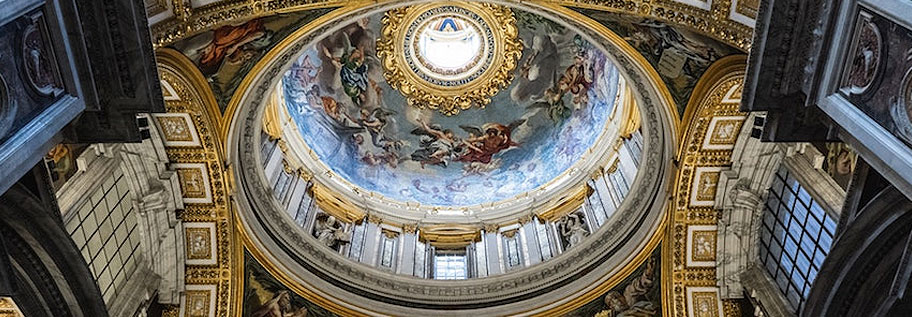 The Dome Mosaics In St Peter’s Basilica, Vatican City - mosaic-tile ...